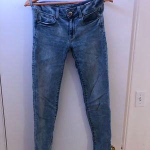American eagle skinny jeans (us 0)